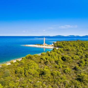 Suggested 1 week sailing itinerary from Primosten (South)